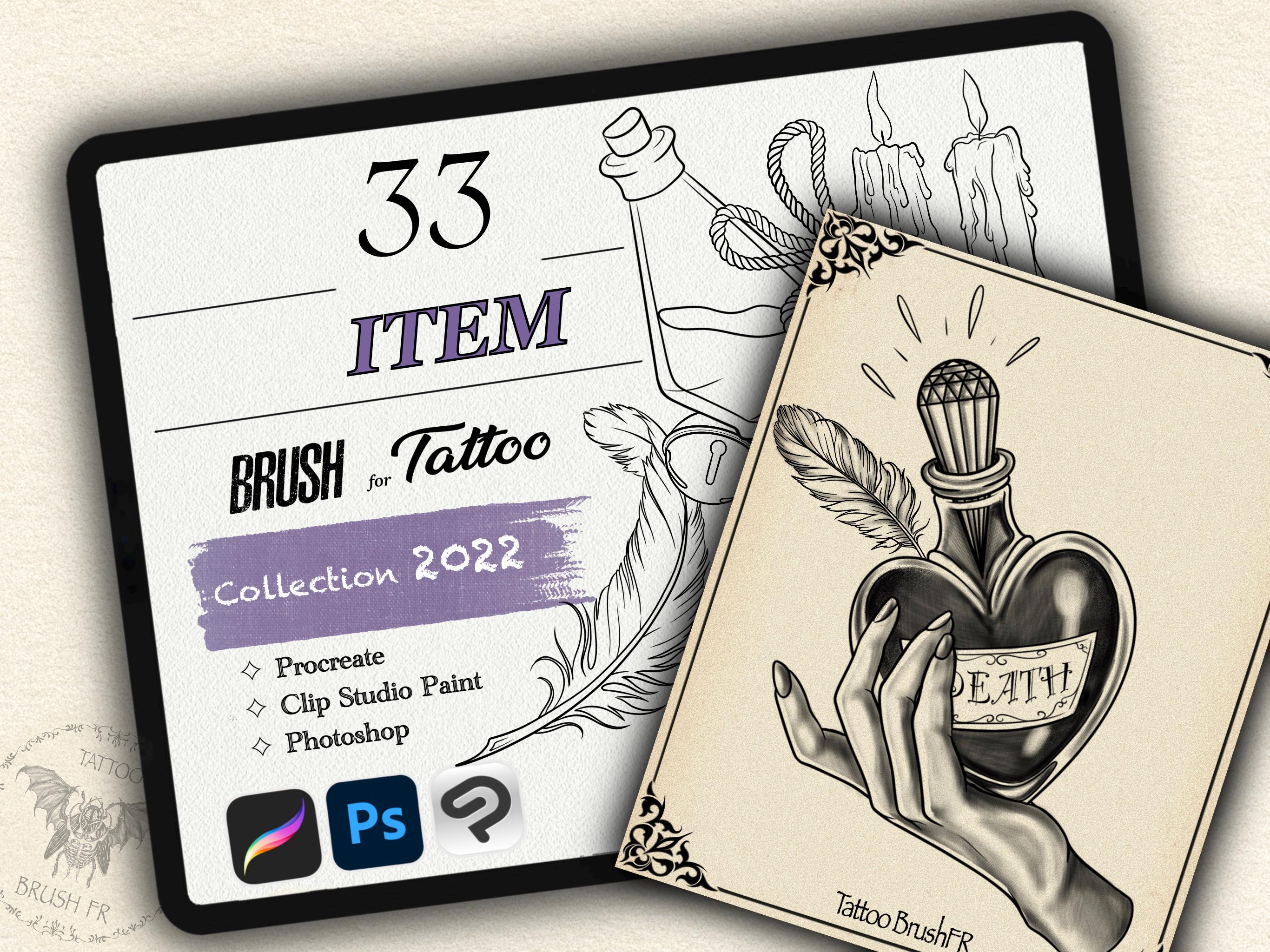 33 ITEM BRUSH for Procreate / Photoshop / Clip Studio Paint (2022 ...