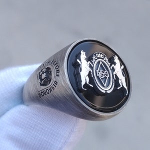 Personalized Coat of Arms Ring, Custom Family Crest Signet Ring, Personalized Ring, Statement Ring,Personalized Jewelry, Custom Jewelry