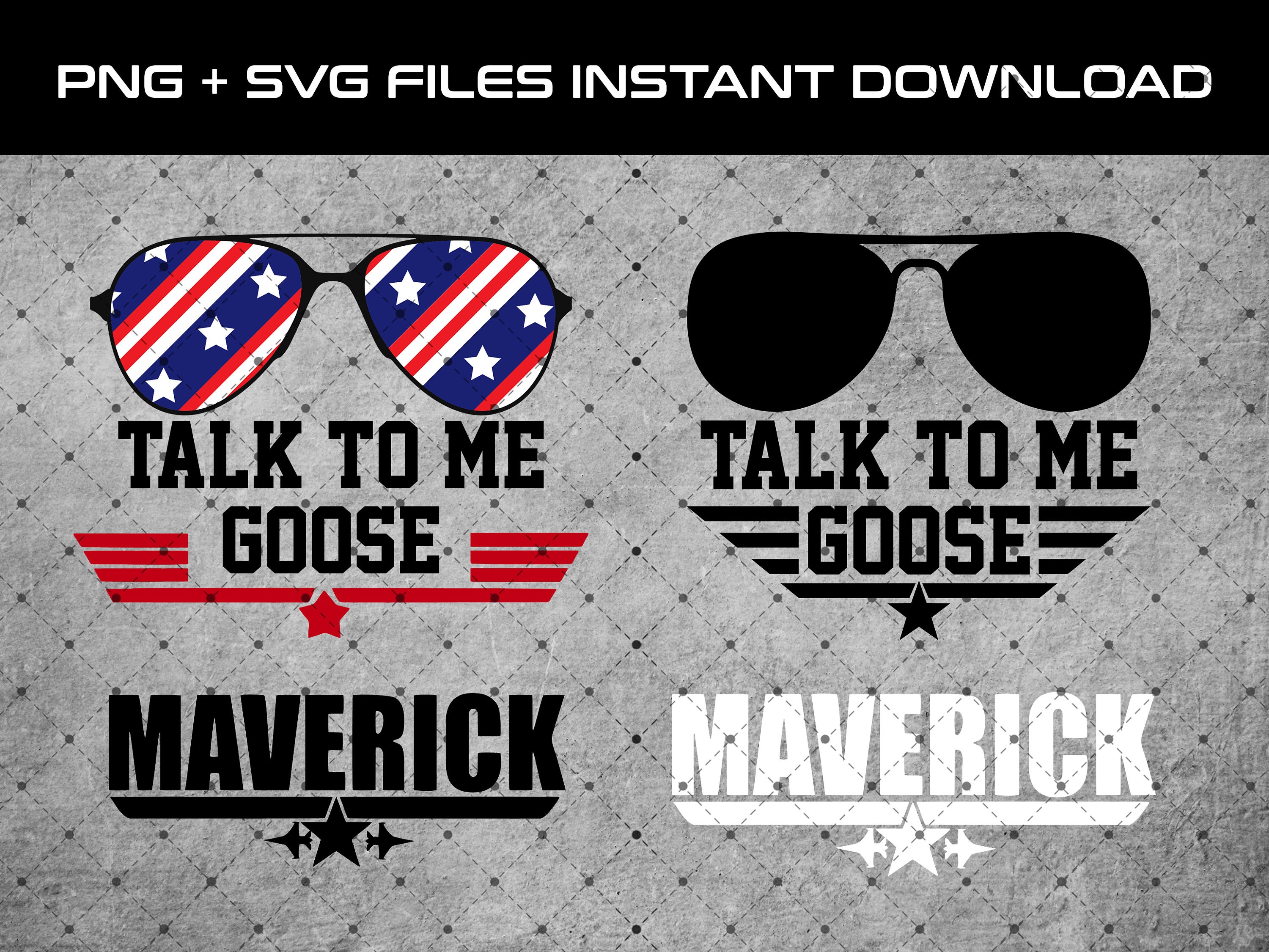 Top Gun Maverick SVG Top Gun Movie SVG Design Bundle Talk to Etsy UK