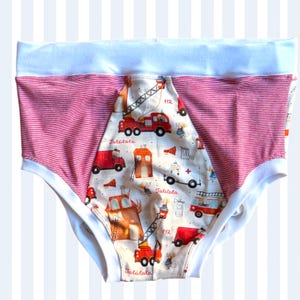 ABDL Adult Briefs Men's Adult Underpants Big Boy Cartoon Briefs Cotton Jersey Handmade in Germany Diaper