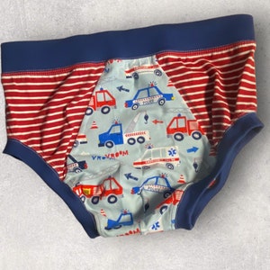 ABDL Adult Briefs Men&#39;s Adult Underpants Big Boy Cartoon Briefs Cotton Jersey Handmade in Germany Diaper