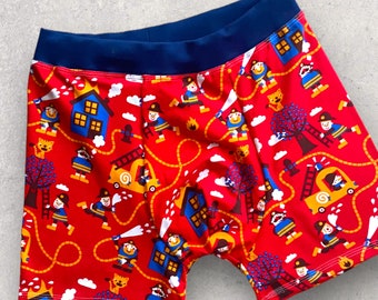 Adult Man Boxer Shorts ABDL Underpants Men's Pattern German Jersey cartoon diaper fabric selection