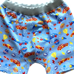 Boxershorts för vuxna män ABDL-underkläder Herrmönster Tygval av tecknade blöjor i tysk jersey