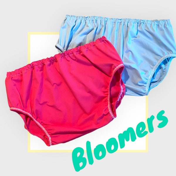 ABDL Bloomers Pumphose Shorts Kurze Hose aus Baumwolljersey für Damen und Herren Schlafanzug