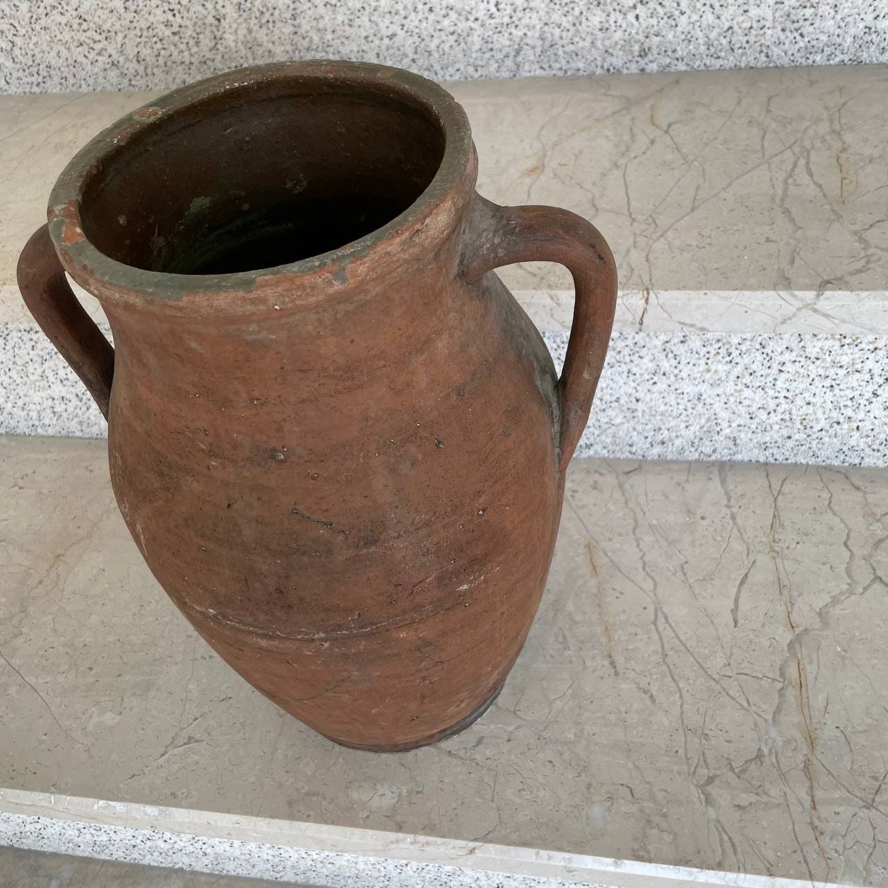 Vintage Ceramic Jug 36 by 26 Ancient Jug, Antique Ceramic Vessel