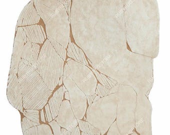Irregular Hand Tufted Rug Modern Stone Design Carpet | Abstract Neutral Living Room Rug | Contemporary Area Rug 5x8, 6x9, 8x10, 9x12, 10x14.