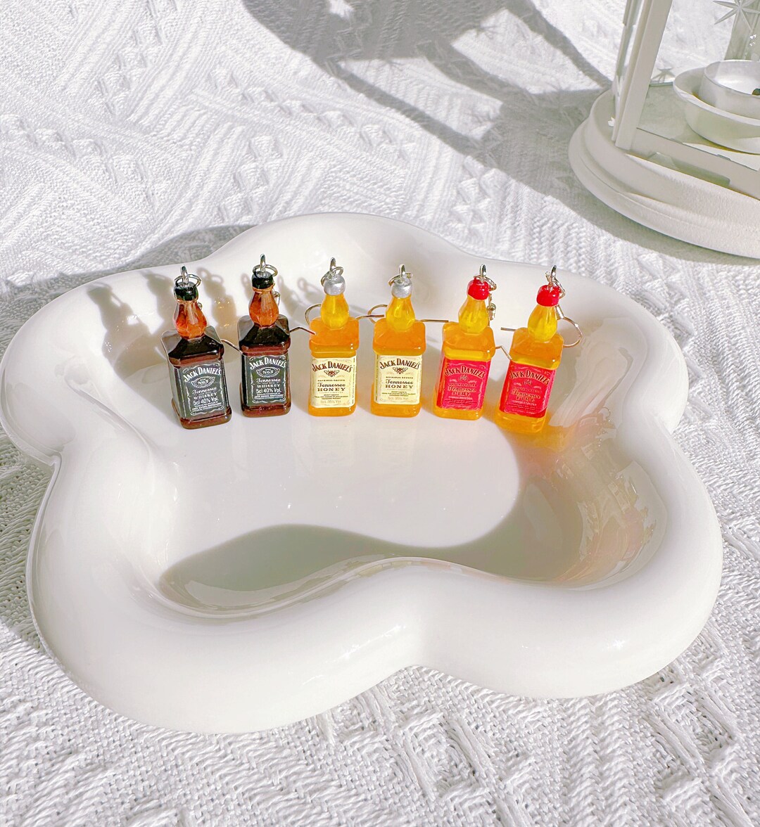 Jack Daniels Alcohol Bottle Dangle Earring,fun and Funky Earrings ...