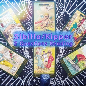 Relationship Readings, 2-3 Questions Sibilla and Kipper Reading, Psychic, Spirit Guidance, Gypsy Cards, Della Zingara