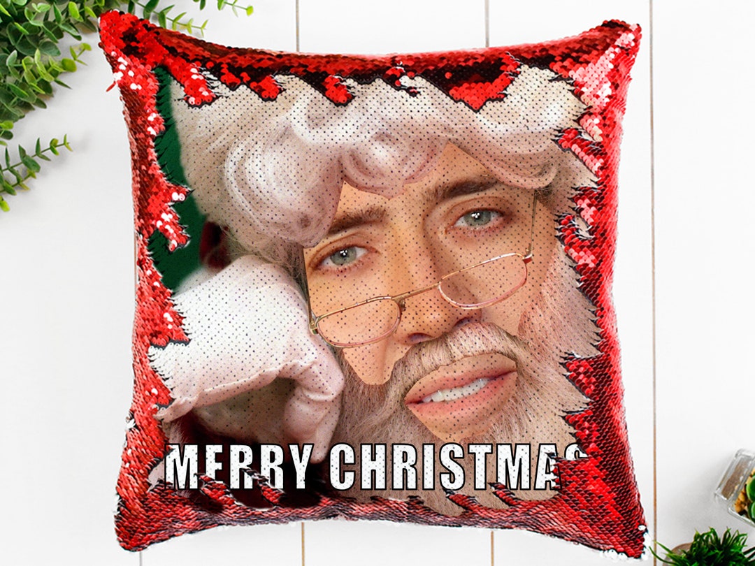 Nicolas Cage Pillow Nicolas Cage Pillow Cover Throw Pillow Etsy