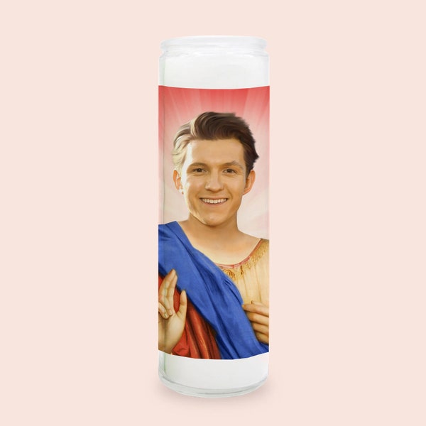 Tom Prayer Candle Etsy