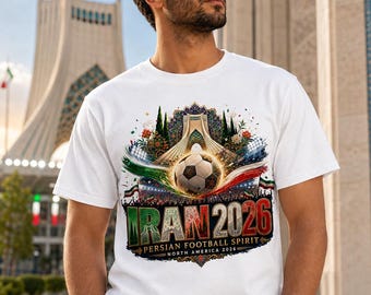 Iran Soccer Jersey 2026 World Cup Persian Football T-Shirt Team Melli Fan Apparel