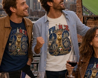 Frankrijk voetbalshirt WK 2026: Les Bleus Trophy Eiffel T-shirt