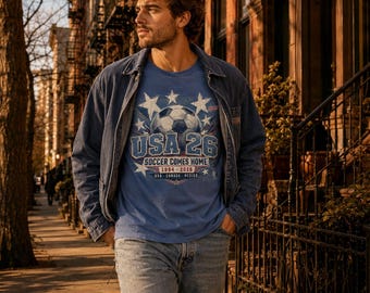 Vintage voetbalshirt VS: 1994 USMNT Retro Heritage Trophy-T-shirt