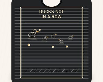 Ducks Not in a Row Shirt, Funny Cottagecore Animal Graphic Tee