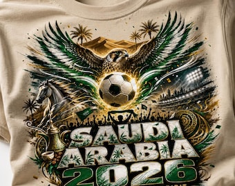 Saudi Arabia Falcon Football Shirt: 2026 World Cup Fan Tee