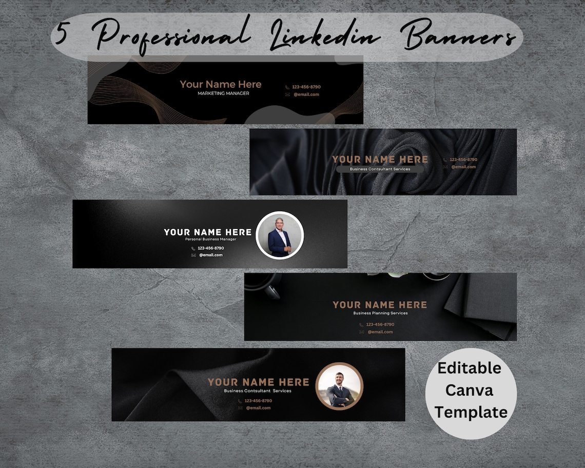 Linkedin Banner Template Professional Linkedin Banner Canva - Etsy