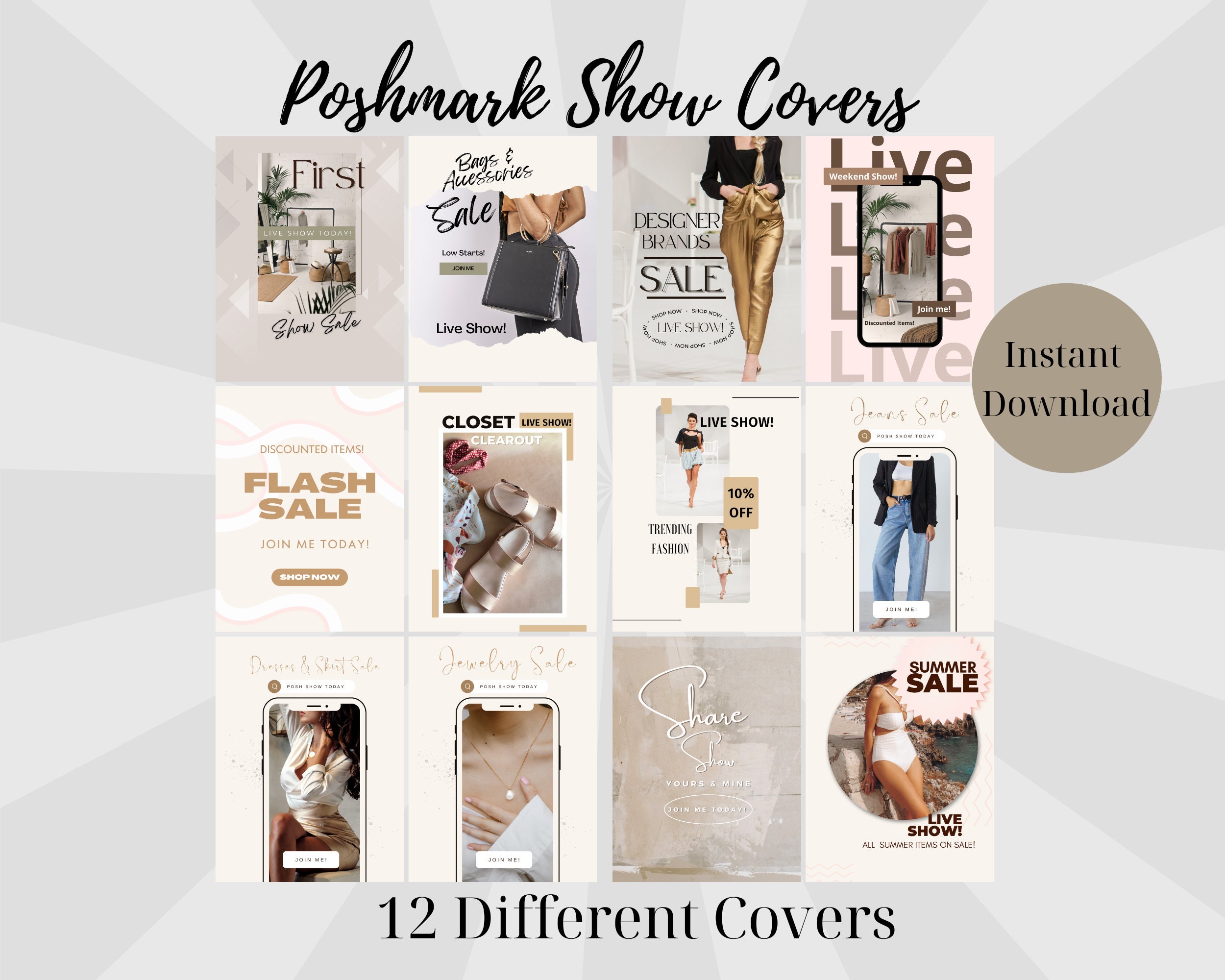 POSH SHOW ITEM Poshmark Show Cover Images Posh Show Covers Poshmark Live  main image 4