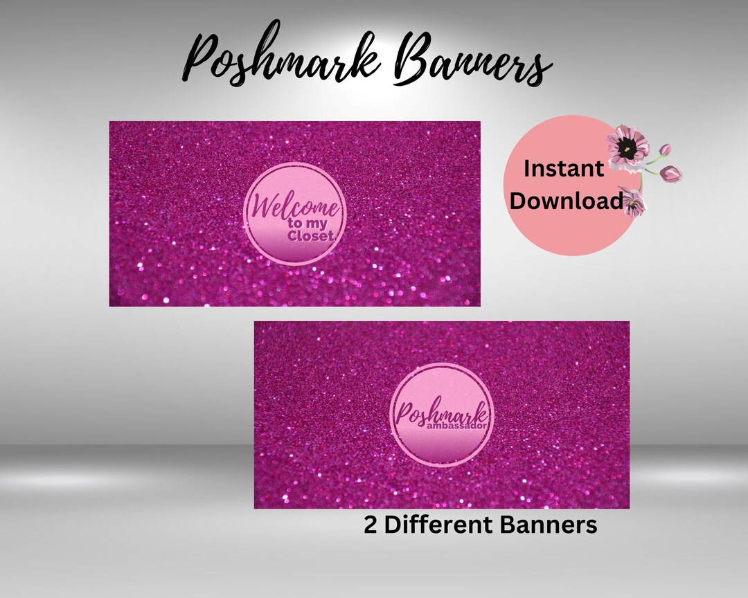 Poshmark Banner Poshmark Sign Poshmark Header Poshmark Seller Etsy