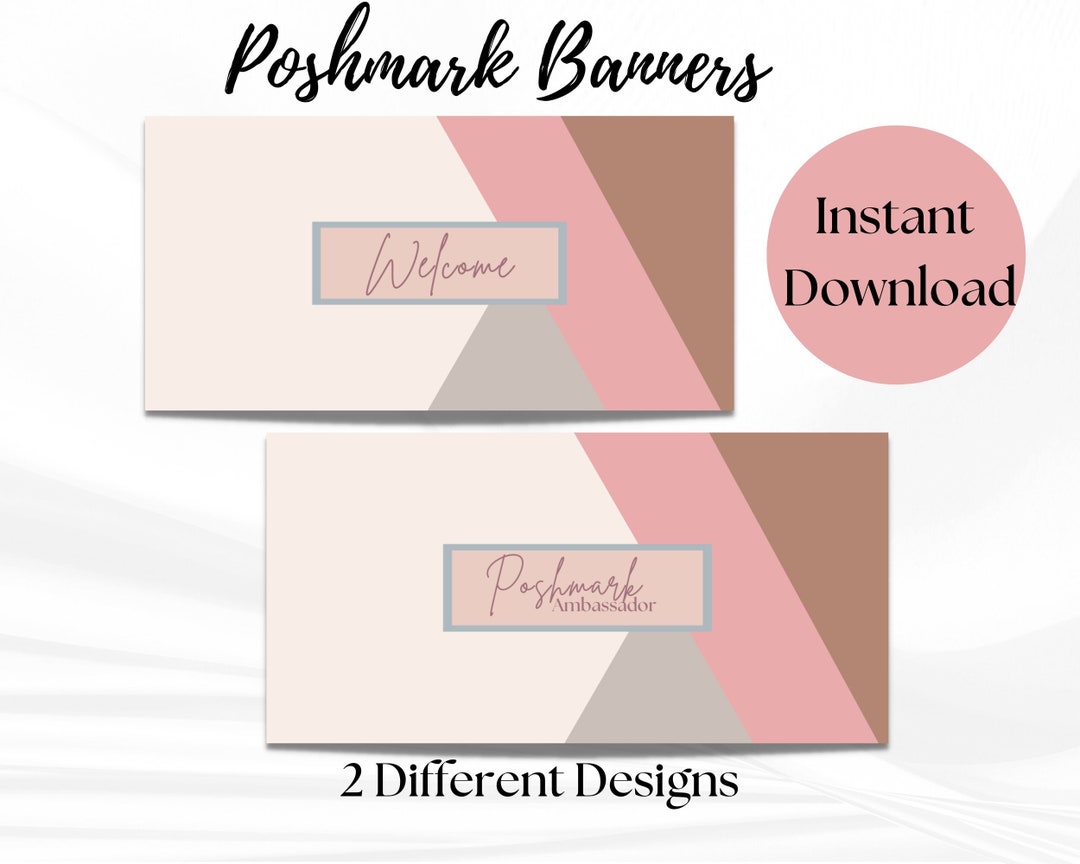 Poshmark Banner Poshmark Sign Poshmark Header Poshmark Seller Etsy