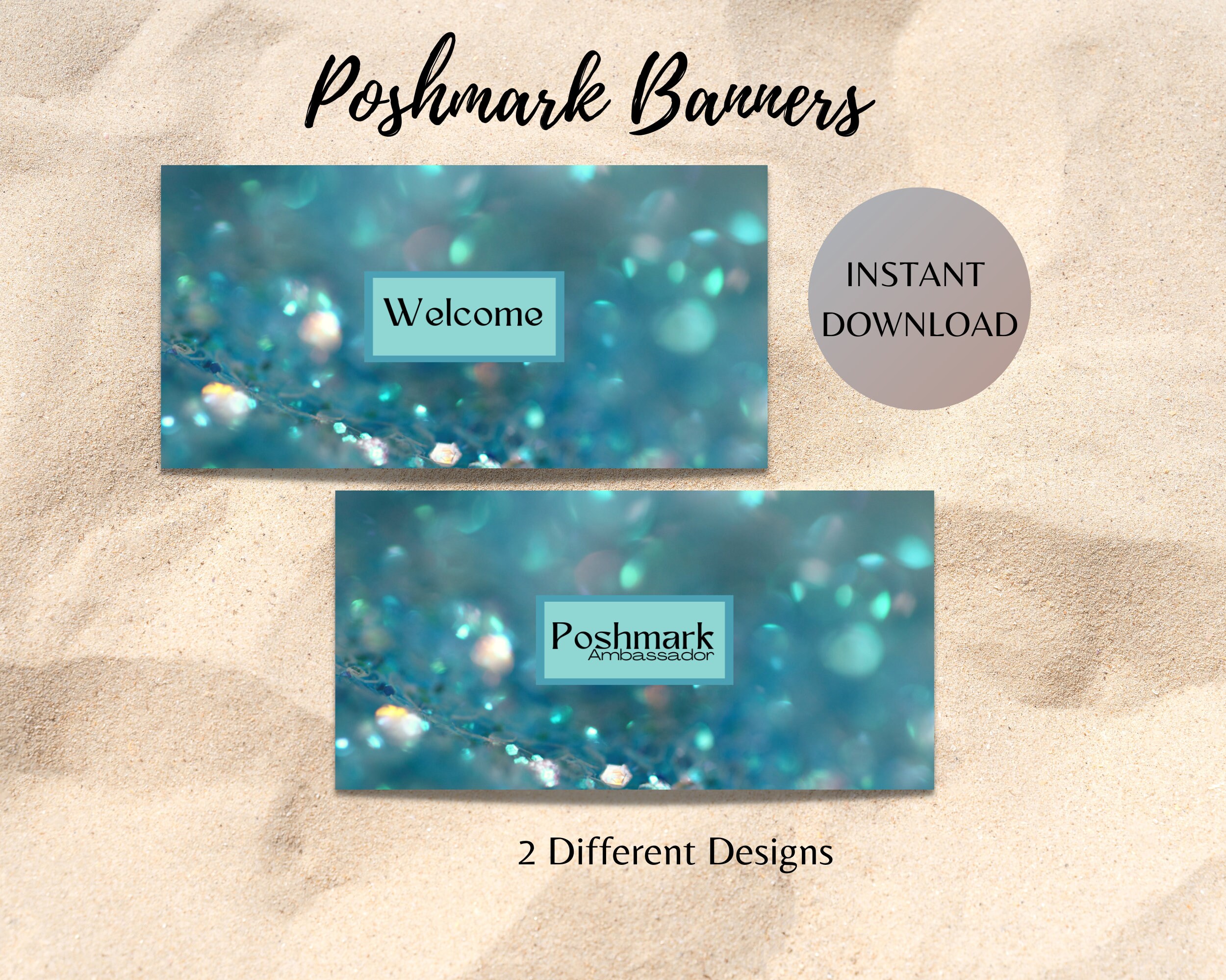 Poshmark Banner Sign Poshmark Header Poshmark Seller Closet Etsy