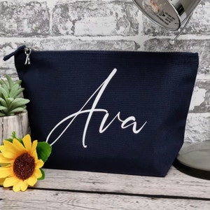 Personalised Makeup Bag | Accessory Bag | Custom Bag | Toiletries Holder | Cosmetic Bag | Birthday Gift | Personalised Bag | Makeup Case