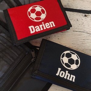 Personalisierte Fußball Geldbörse | Fußball Anhänger | Fußballer Geschenk | Fußballer Geldbörse | Kinder Geldbeutel | Fußball Geschenk | Sport Geschenk