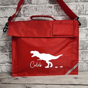 Sac dinosaure personnalisé | Retour à l'école | Cadeau dinosaure | Sac T-Rex | Sac d'école dinosaure | Cadeau d'anniversaire | Cartable dinosaure | Dinosaure