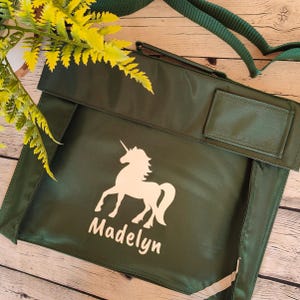Cartable licorne personnalisé | Retour à l'école | Sac personnalisé | Sac de sport | Sac licorne | Idées cadeaux d'anniversaire | Sac d'école | Sac mythique