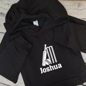 Personalised Cricket Hoodie | Cricket Jumper | Sports Hoodie | Cricket Clothing | Cricket Player Gift | Cricketer Top | Cricketer Gift