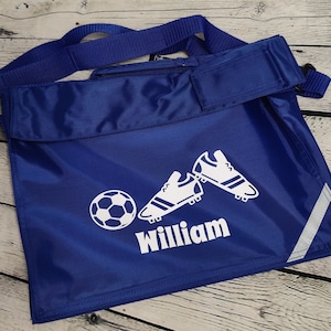 Sac de football personnalisé | Retour à l'école | Cartable | Sac de footballeur | Cadeau footballeur | Cadeau d'anniversaire | Fan de football |  Sac d'école de football