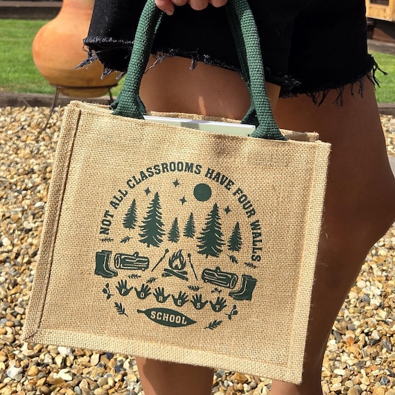 Personalised Forest School Bag: Teacher End Of Term Gift | Nature Tote