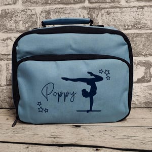 Sac de gymnaste personnalisé | Boîte à lunch pour gymnaste | Sac à lunch | Sac à lunch scolaire | Sac à lunch pour gymnaste | Retour à l'école | Cadeau gymnaste | Sac de sport