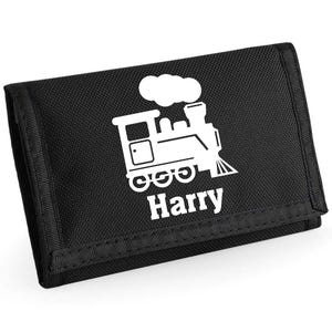 Gepersonaliseerde treinportemonnee: leuke munt- en kaarthouder voor kinderen