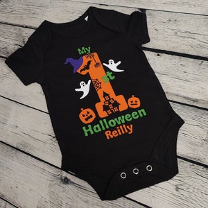 Personalised Halloween Baby Vest | My First Halloween | Baby Grow | 1st Halloween | Baby Bodysuit | Trick or Treat Outfit | Halloween Gift