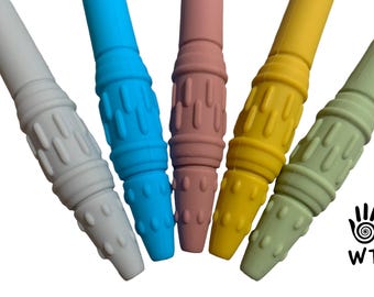 Textured Arrow Tube Chew: Sensory Fidget Toy