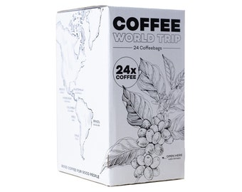 Kaffee World Trip Kalender I 24-teiliger Kaffeetrip mit Drip Bags