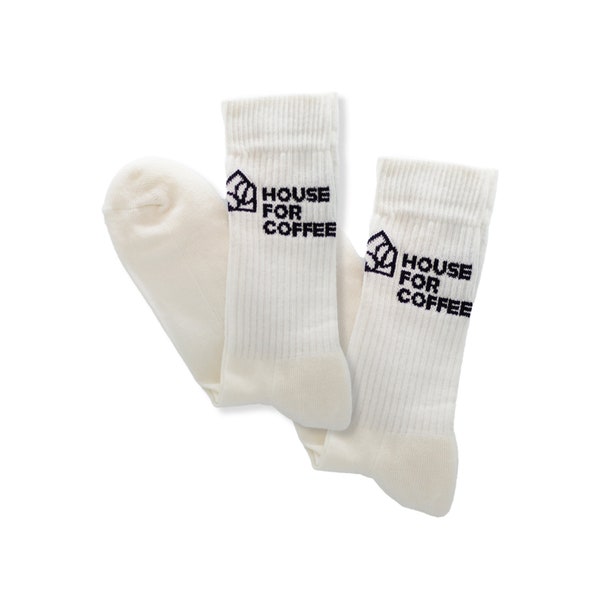 HOUSE FOR COFFEE Socken Tennissocken Strümpfe 39-42 und 43-46