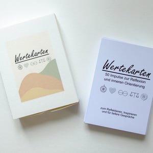50 Waardekaarten Reflectie | Zelfontwikkelingsset | Therapie Coaching Tool | Filosofische Kaartenset | Cadeaudoos | Psychologie