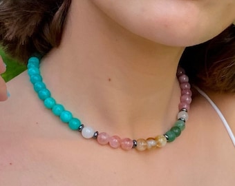 Prosperity and Abundance Necklace, Good Luck Necklace, Attract Money, Manifest Luck and Money, Citrine Necklace, Wealth and Luck Jewelry