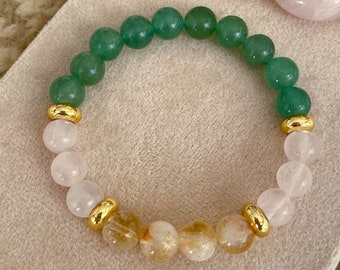 Money Bracelet, Citrine Bracelet, Good Luck and Prosperity, Wealth and Abundance, Attract Money and Luck, Manifest Money and Wealth