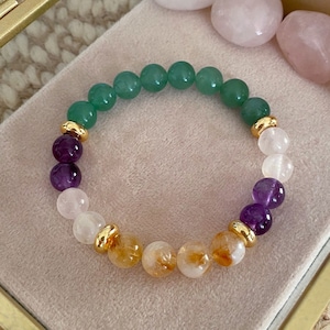 Money Bracelet, Citrine Bracelet, Wealth and Abundance, Good Luck and Prosperity, Attract Money, Luck, Manifest Money, Wealth, New Beginning