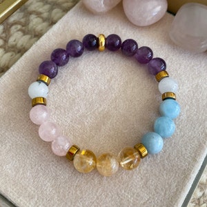 Money and Wealth Bracelet, Prosperity and Abundance, Citrine Bracelet, Good Luck Bracelet, Manifest Money, Wealth, Luck, Attract Money