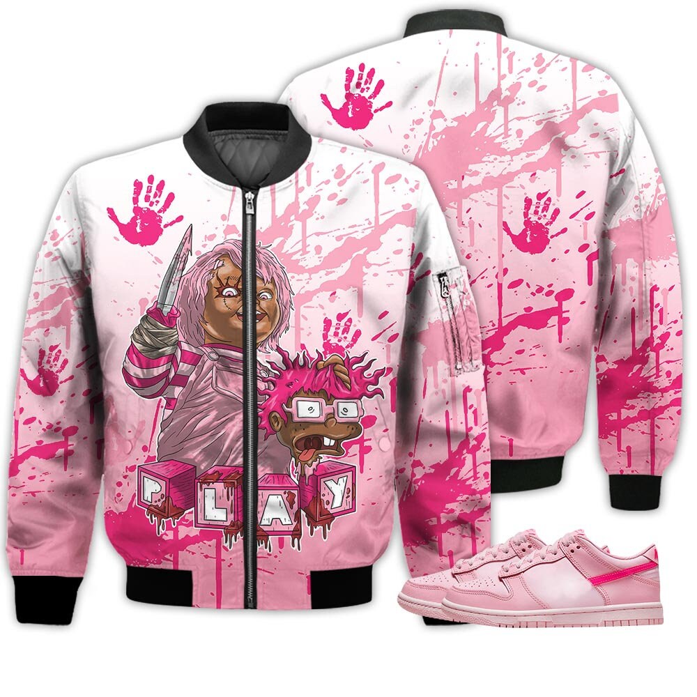 Discover Chucky Chuckie Kills Halloween Men's Bomber Jacket