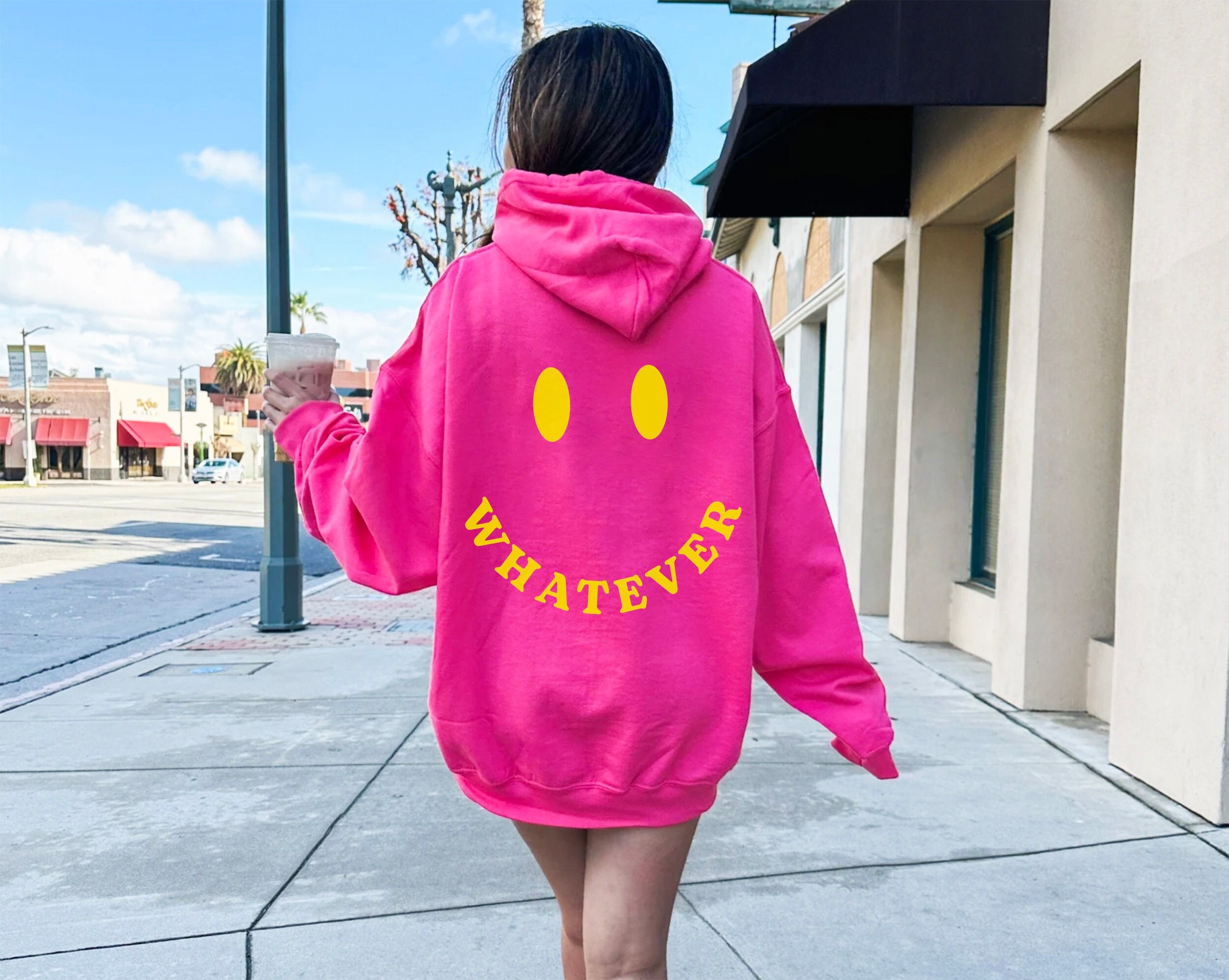 hoodie with a smiley face