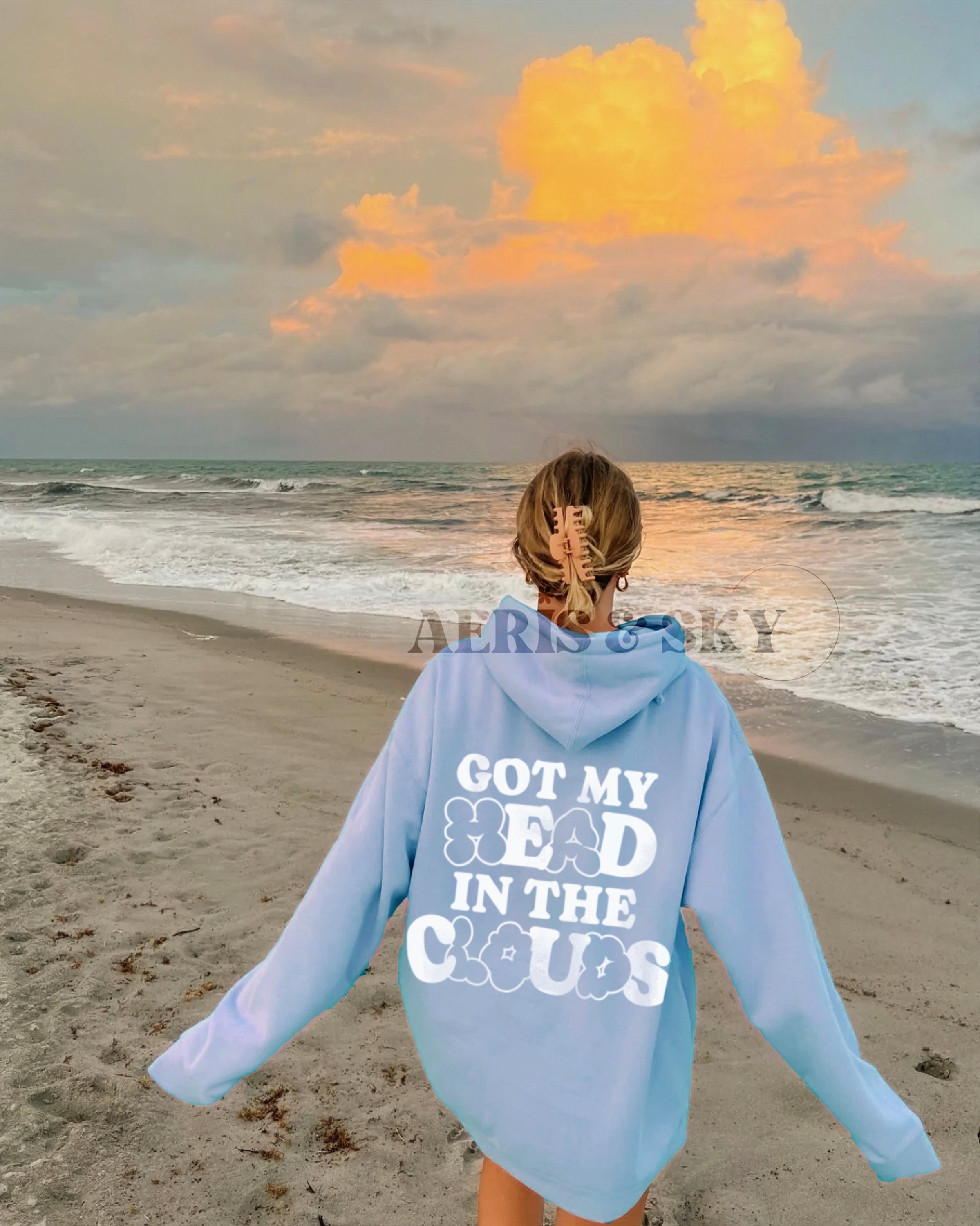 Head in the Clouds Hoodie Trendy Hoodie Aesthetic Clothes - Etsy