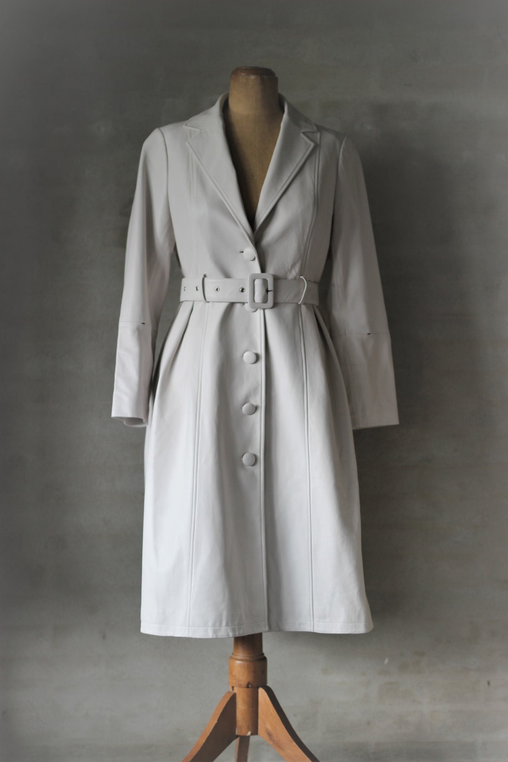 ジャケット・アウター vintage white leather trench coat White Leather Trench Coat for Women | Leatherings