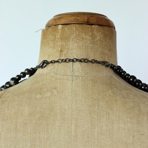 Y2K Vintage Showpiece Necklace//One of a Kind//Metal Beads//Danish Designer Rützou image 7