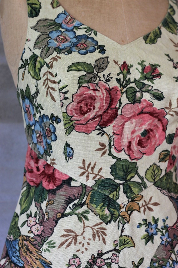 1960s Printed Italian Jersey Maxi Dress main image 1