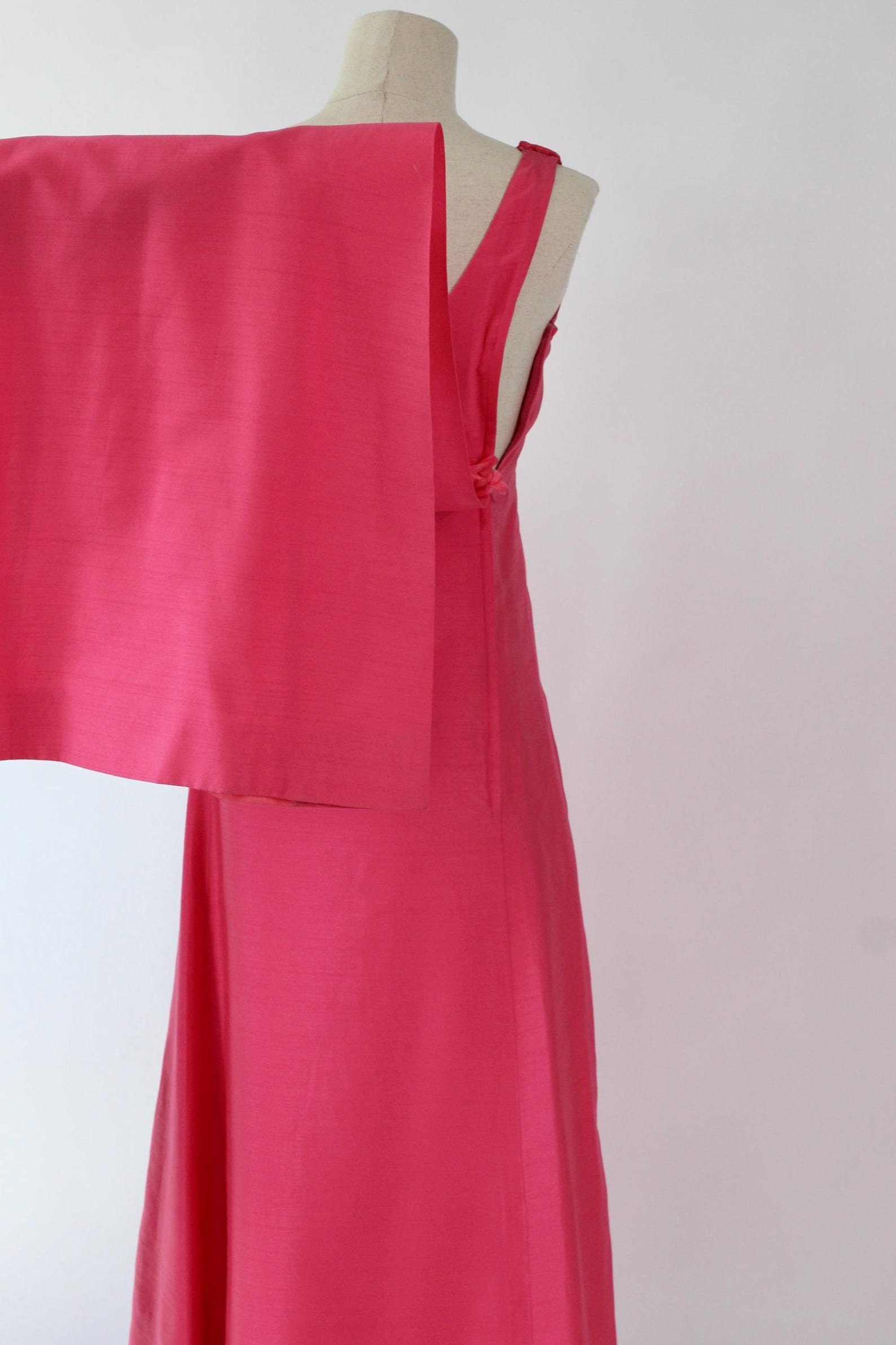 Vintage 60s Pink Polyester Dress main image 0