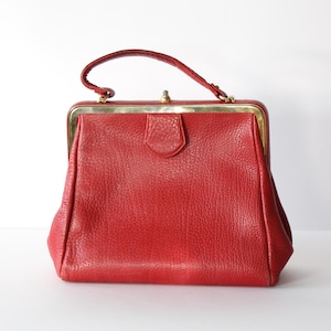 Vintage Coach Red Court Bag - Etsy